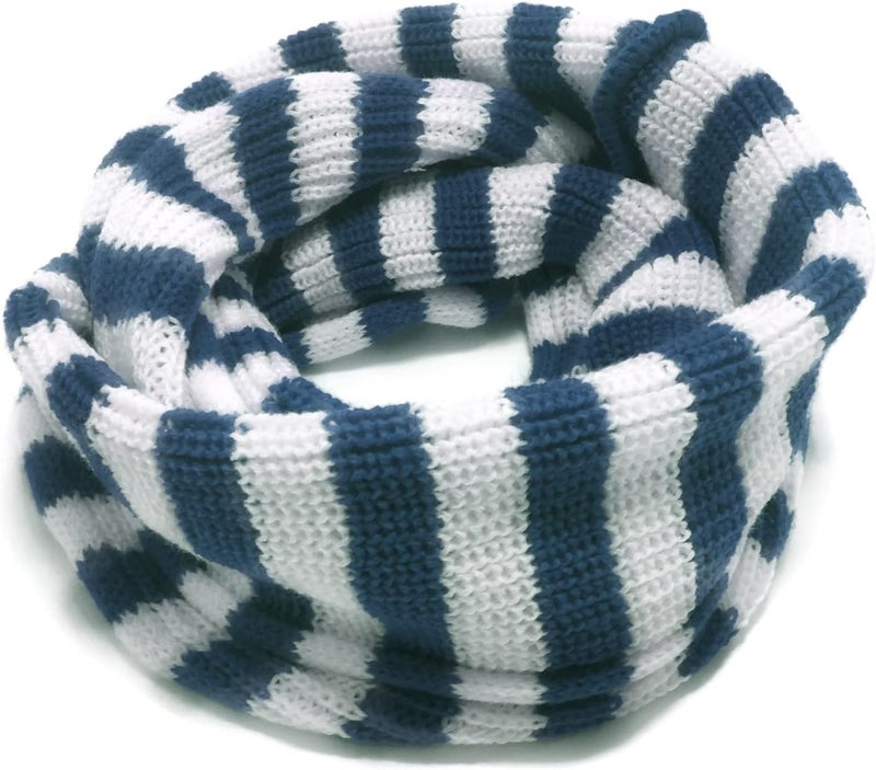 JELLYTREE Store Kids Winter Scarf Fashion Thick Knitted Warm Toddler Infinity Scarf Soft Neck Warmer for Boys Girls - Image 1